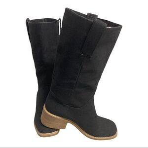 DOLCE by MOJO MAXY‎ Women’s Black Boot Size 7.5 M Square toe 2” heel